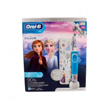 Cepillo Dental Electrico Recargable Infantil Oral-B Kids Frozen Ii Con Estuche De Viaje