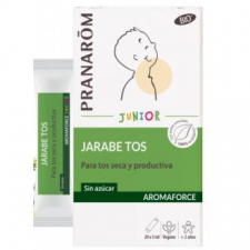 Pranarom Aromaforce Junior Jarabe Tos Bio 20X5 Ml