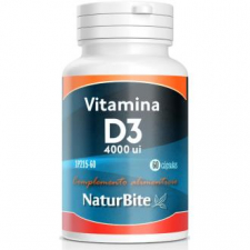 Naturbite Vitamina D3 4000Ui 60 Caps