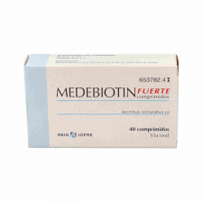 Medebiotin Fuerte 5 Mg 40 Comprimidos