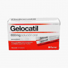 Gelocatil (650 Mg 12 Sobres Solucion Oral)