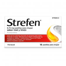 Strefen (8.75 Mg 16 Pastillas Para Chupar Miel Y Limon)