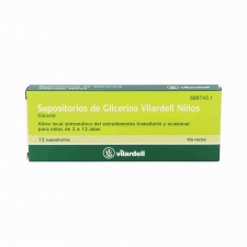 Vilardell Supositorios De Glicerina Niños 1,58 G 12 Supositorios