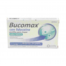 Bucomax Lidocaina (24 Pastillas Para Chupar Menta)