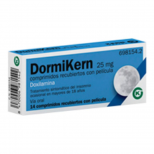 Dormikern 25 Mg Comprimidos Recubiertos Con Pelicula