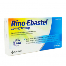 Rino-Ebastel 10 Mg/120 Mg 7 Cápsulas Liberación Modificada
