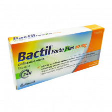 Bactil Forte Flas 20 Mg 10 Liofilizados Orales