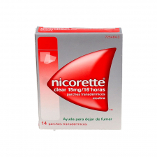 Nicorette Clear 15 Mg/16 Horas Parches Transdermicos