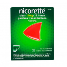 Nicorette Clear 15 Mg/16 H 28 Parches Transdermicos