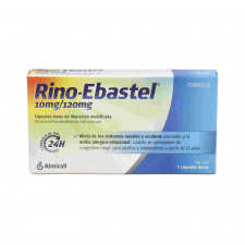 Rino-Ebastel 10 Mg/120 Mg 7 Cápsulas Liberación Modificada