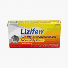 Lizifen 8,75 Mg 16 Pastillas Para Chupar (Sabor Miel Y Limón)