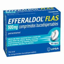 Efferaldol Flas 500 Mg 16 Comprimidos Bucodispersables