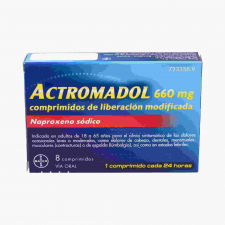Bayer Actromadol 660mg 8 Comprimidos