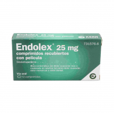 Endolex 25 Mg 12 Comprimidos