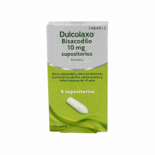 Dulcolaxo Bisacodilo (10 Mg 6 Supositorios)