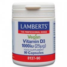 Lamberts Vitamina D3 1000Ui 90 Caps Vegan