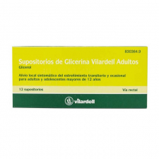 Supositorios Glicerina Vilardell Adultos (12 Supositorios (Blister)) - Varios