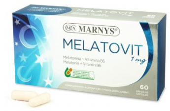 Melatovit (Melatonina 1Mg.+Vit.B6) 60 Cap.  - Marnys