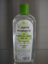 Jabon Higienico Con Aceite De Arbol Del Te 500 Ml.