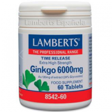 Ginkgo 6000 60 Tabletas Lamberts 