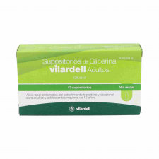 Supositorios Glicerina Vilardell Adultos (12 Supositorios (Blister))
