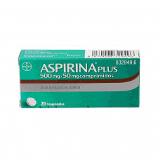 Aspirina Plus (500/50 Mg 20 Comprimidos)