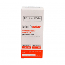 Bella Aurora Bio10 Solar Protector Solar Uva Plus Antimanchas Piel Piel Sensible 1 Envase 50 Ml