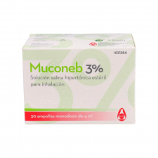 Muconeb 3% Solucion Salina Hiperton Inhalacion C 30 Ampollas