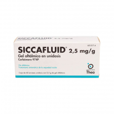 Siccafluid 2,5 Mg/G Gel Oftalmico 60 Monodosis 0,5 G