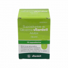 Supositorios Glicerina Vilardell Adultos (18 Supositorios)