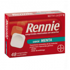 Rennie (48 Comprimidos Masticables C/ Sacarina) - Bayer