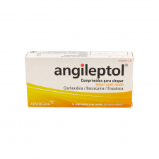 Angileptol Comprimidos Para Chupar Sabor Miel-Limón