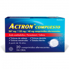 Actron Compuesto (20 Comprimidos Efervescentes) - Bayer
