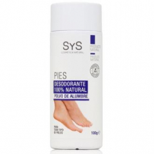 Sys Pack Desodorante Natural Alumbre Polvo Pie 6X100Gr