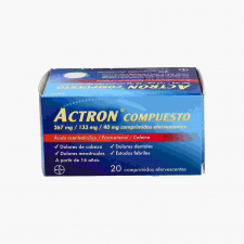 Bayer Actron Compuesto 20 Comprimidos Efervescentes