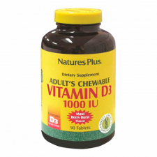 Natures Plus Vitamina D3 1000 Iu 90 Comprimidos Masticables