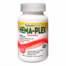 Natures Plus Hema-Plex Masticable 60 Comprimidos
