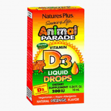 Natures Plus Animal Parade Vitamina D3 Gotas 10 Ml