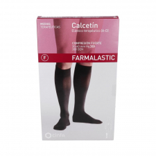 Calcetin Farmal Fte Elastico C/Punt Negro T/M 22-23 Cm 1 Un