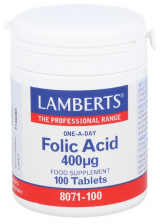 Acido Folico 400Ug 100 Tabletas Lamberts