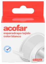 Acofar Esparadrapo Tejido Blanco 5X2,5Cm - Farmacia Ribera