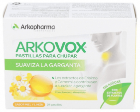 Arkovox Pastillas Miel-Limón Sin Azúcar