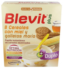 Blevit Plus Duplo 8 Cereales Con Miel Y Galleta Maria 600 G - Farmacia Ribera