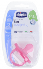 Chupete Silicona Chicco Physio Soft Anatomico Gommotto 4 M+ Rosa - Farmacia Ribera