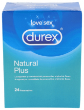 Durex Natural Plus Easy On Preservativos 24 Unidades