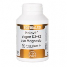 Equisalud Holovit Vegan D3+K2 Con Magnesio 180 Caps