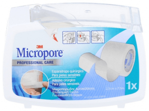 Esparadrapo Hipoalergico Micropore Papel Blanco - Farmacia Ribera