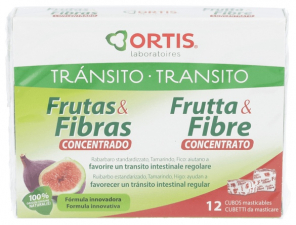 Frutas Y Fibra Concentrado Ortis 12 Cubos - Varios