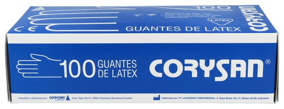 Guantes Corysan Latex T-P