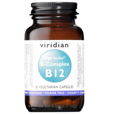 Viridian High Twelve Vitamin B12 Con B-Complex 30 Cápsulas Vegetales